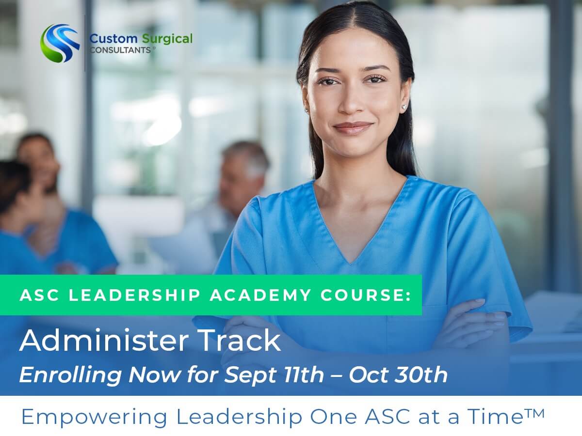 ASC Leadership Academy Course: Administer Track. Enrolling Now for Sept 11th - Oct 30th